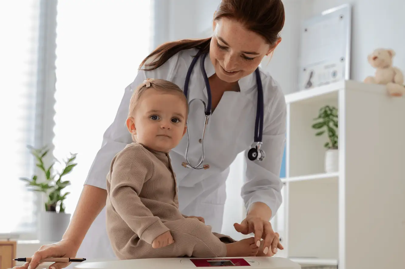 doctor with  child image